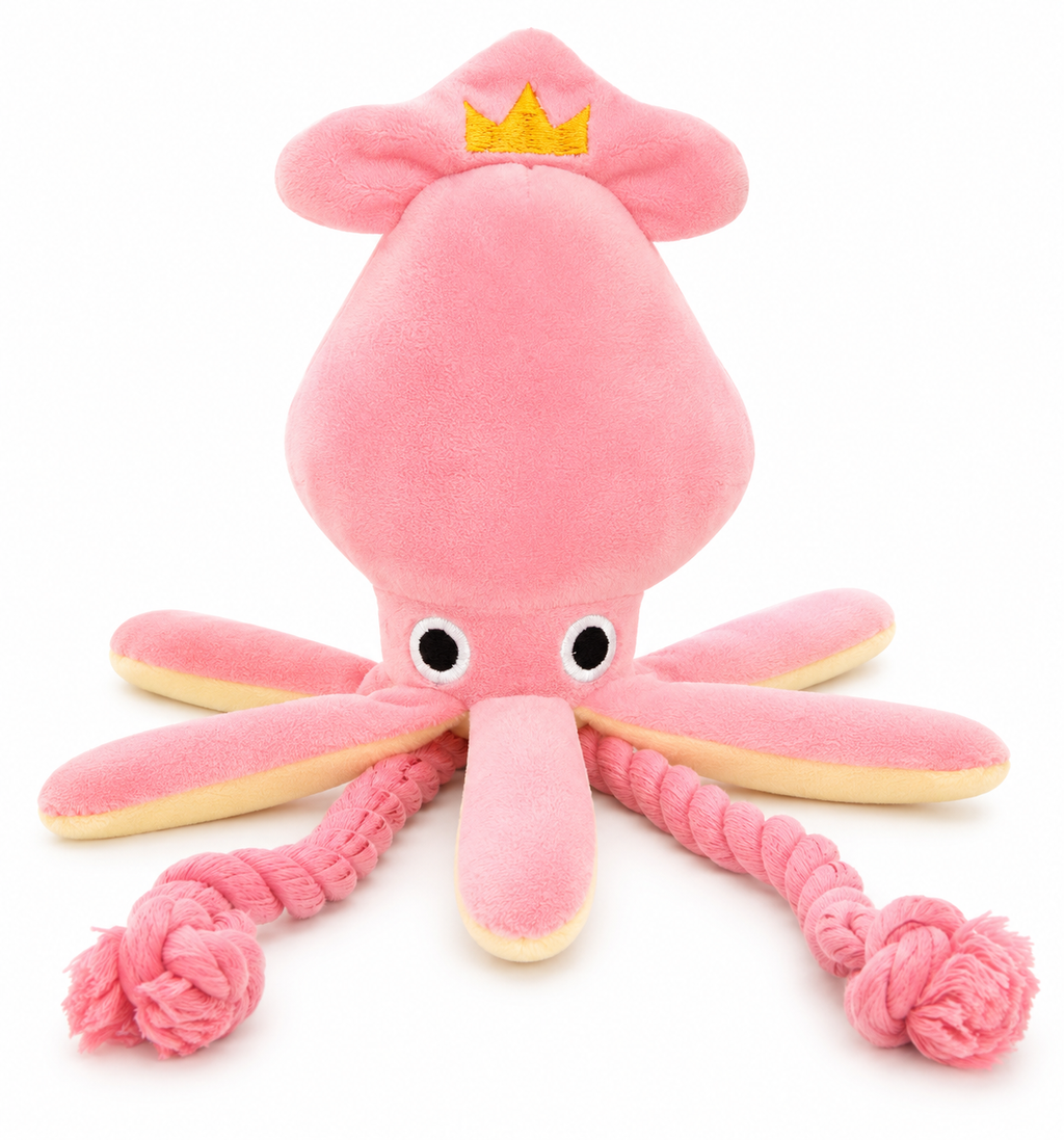 Octopus Plush Rope Dog Toy – Interactive Chew & Tug Toy