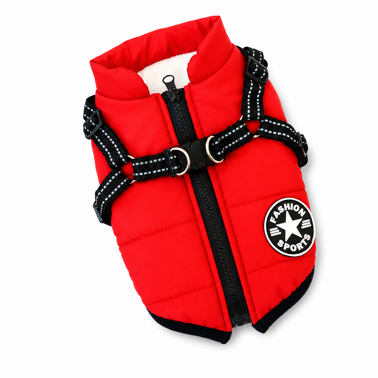 Red soft dog vest shirt for small and medium dogs, casual pet clothing by Pawnesta, comfortable and stylish dog vest.