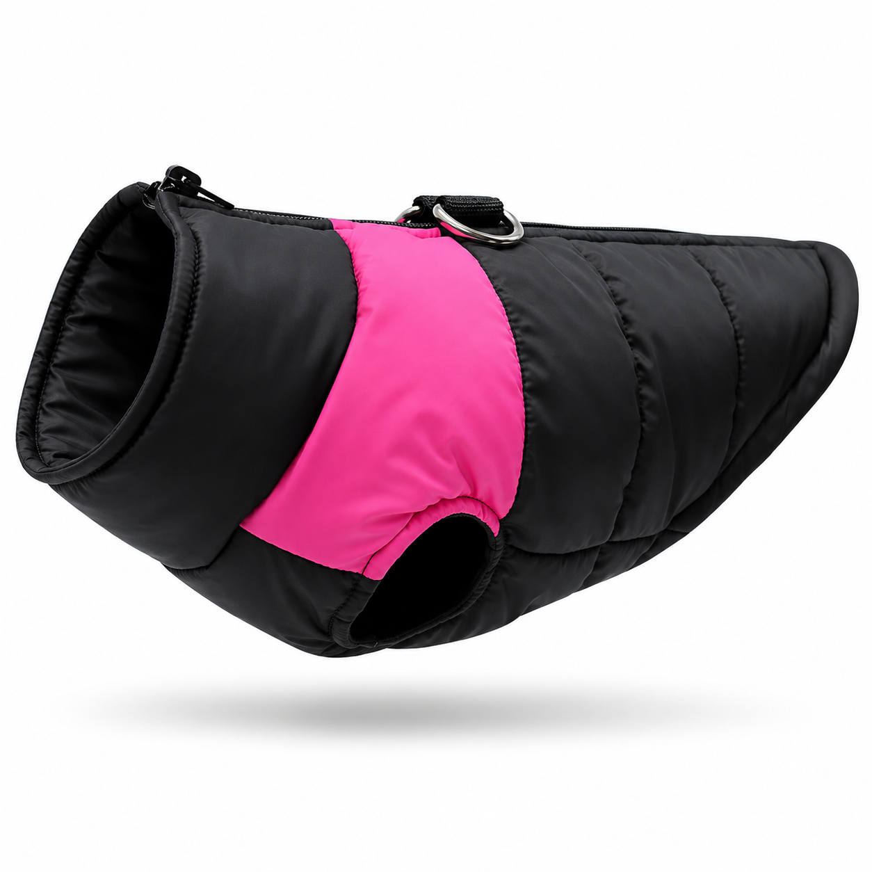 Pink warm cotton dog vest by Pawnesta, windproof pet jacket for small and large dogs, suitable for cold weather.